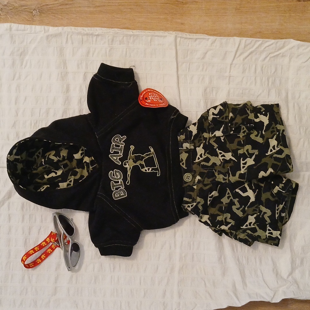 Build-A-Bear 3pc Snowboarding Outfit